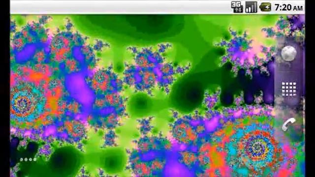 Fractal live wallpaper 7 on Android смотреть онлайн