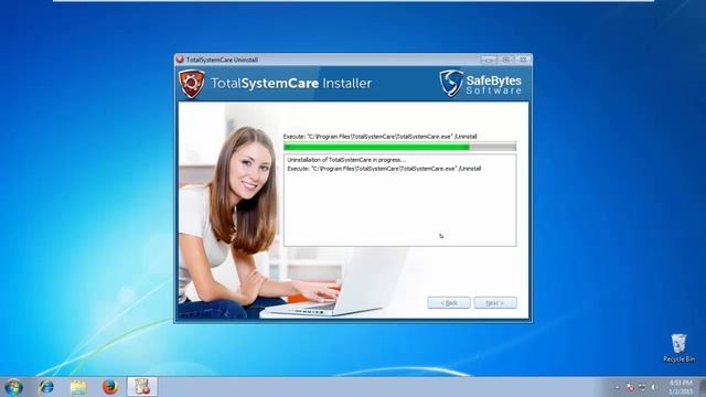 Uninstalling Total System Care смотреть онлайн