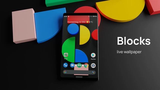 Blocks live wallpaper (Play Store) смотреть онлайн