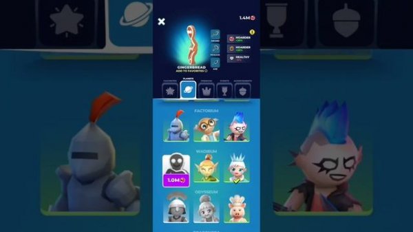 My Little Universe | Planet Wadirum Character Selection | Android Mobile | Game On