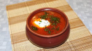 Борщ с фасолью. Правильный и вкусный.