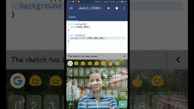 0.2 Processing (APDE) in android phone Draw a rectangle смотреть онлайн