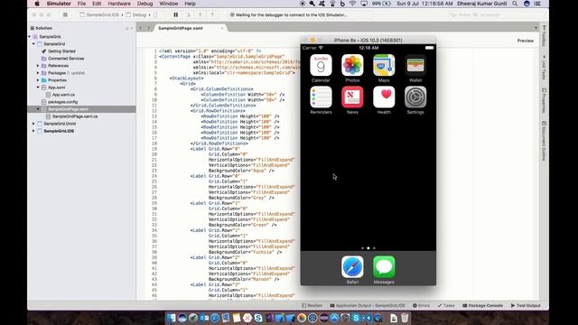 Working with Grid in Xamarin Forms смотреть онлайн