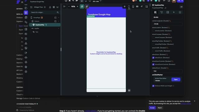 Flutter Flow : Custom Markers on Google Maps using Supabase смотреть онлайн