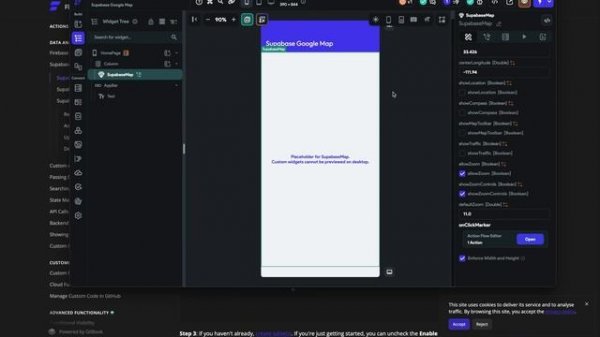Flutter Flow : Custom Markers on Google Maps using Supabase