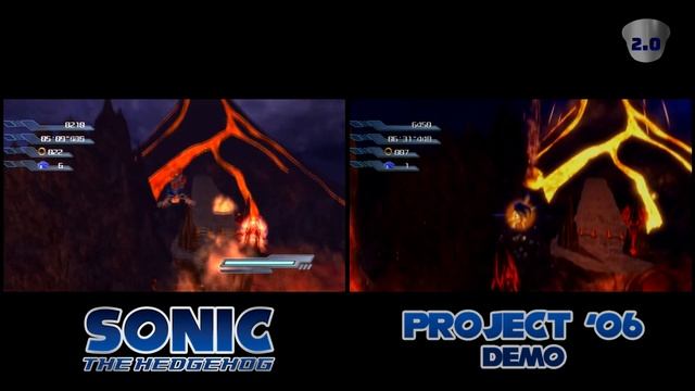Sonic 2006 vs P-06 | Fan Remake Comparisons by @ChaosX смотреть онлайн
