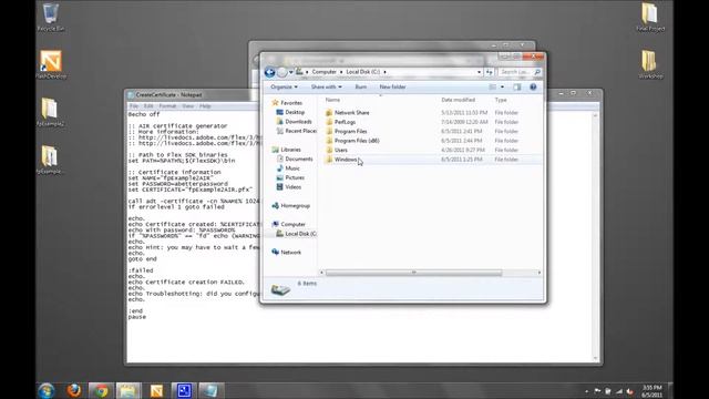Flash to Air Part 4 - Create the Android Certificate смотреть онлайн