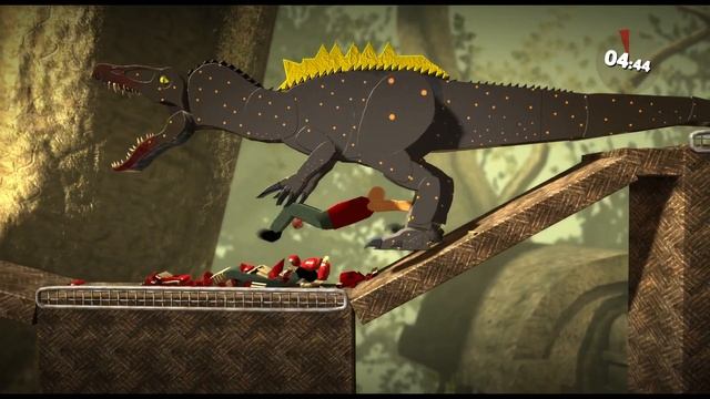 Dino Might - BOB: T-REX [LittleBigPlanet 3] PS5 Gameplay смотреть онлайн