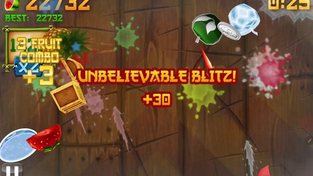 Fruit Ninja Mod v8 Arcade Mode Highscore: 43181 смотреть онлайн