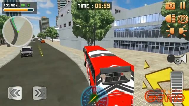 Bus Simulator - New City Coach Bus Game | Android GamePlay | Top Galaxy Game смотреть онлайн