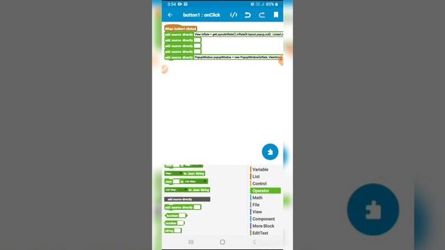 How to create Popup Window with Listview in Sketchware Tutorial. @sketchwareappmaker8819 смотреть онлайн