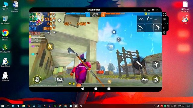 New SmartGaGa Ghost Android 4 Best Version For Free Fire ob42 On Low End PC 🔥 смотреть онлайн