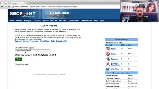Protector UTM Firewall Extended Web Filter Report смотреть онлайн
