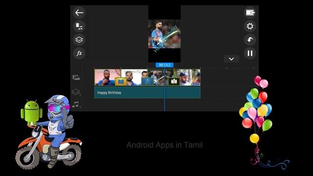 How Can Make a Video for Yourself to Wish Your Friends Birthday in the Mobile смотреть онлайн