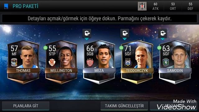 fifa 17 android paket acilimi -- fifa 17 android pack opening смотреть онлайн