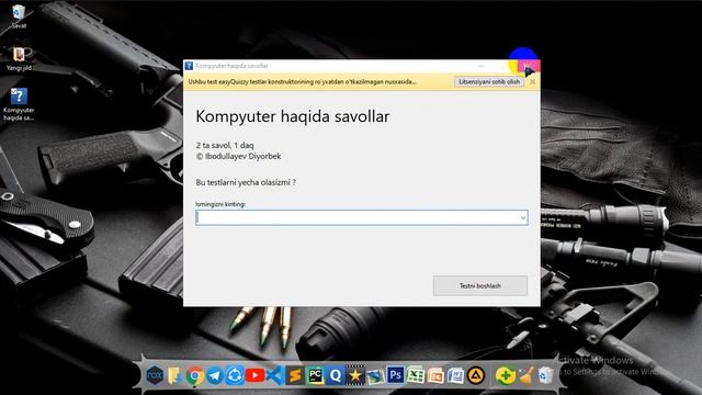KOMPYUTER UCHUN DAXSHAT DASTURLAR !