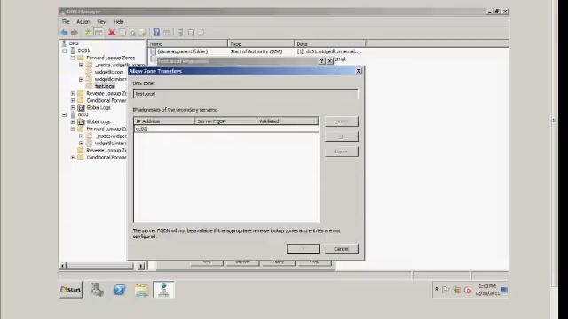 How to replicate a secondary dns zone in Windows 2008 DNS manager смотреть онлайн