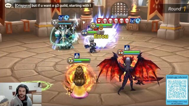 VELAJUEL IGNORANTE ! OLHA ESSE DANO... GVG CONTRA FURY - Summoners War: Sky Arena смотреть онлайн