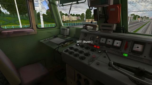 Запуск и управление электровозом ЧС2т-977 в RTS смотреть онлайн