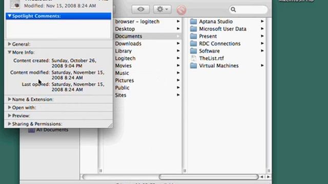 Mac Os X File and Application Management смотреть онлайн