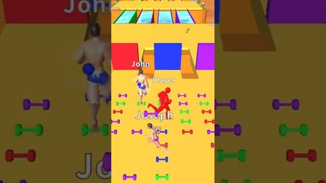 Muscle Race 3D Pro Max Level - All Levels Gameplay (iOS & Android) Walkthrough Part 13 смотреть онлайн