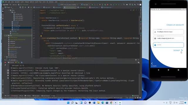 Flutter tutorial | Live project 1 | social media app | Authentication and Firestore database | Day смотреть онлайн