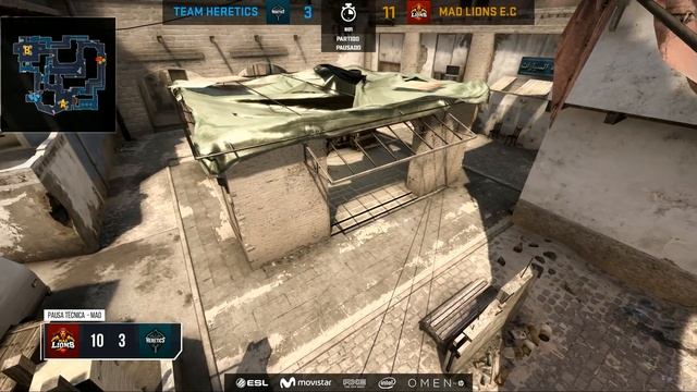 CS:GO - MAD Lions E.C vs. Team Heretics [Mirage] ESL Masters CS:GO T3 - Jornada #3 смотреть онлайн