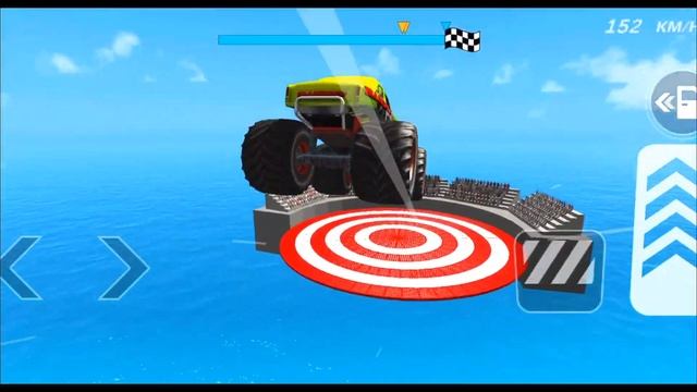 Monster Truck Stunt Car Games - PoliceMonster Car Ganmes - Android Gameplay - Car Games Android смотреть онлайн