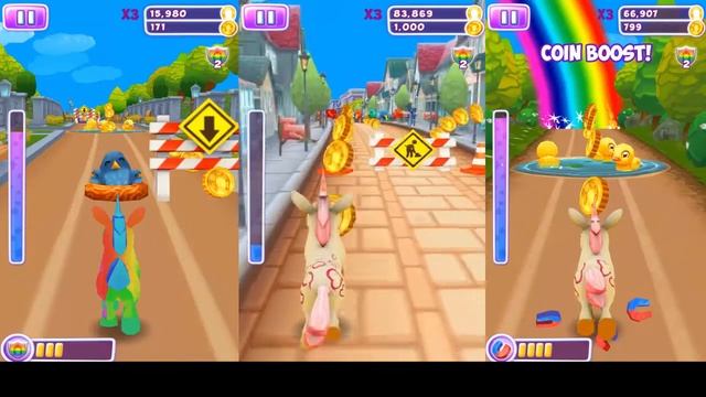 Unicorn Runner 3D - Horse Run android gameplay смотреть онлайн