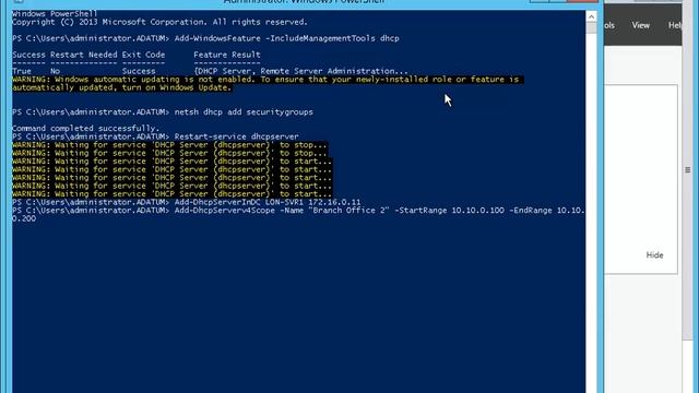 20410C_Mod6_Lab_E2-Implementing a DHCP Relay Agent смотреть онлайн