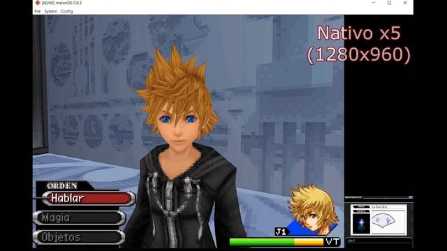 melonDS 0.8.3 | Análisis: Resolución x1 - x8 | Kingdom Hearts 358/2 Days смотреть онлайн