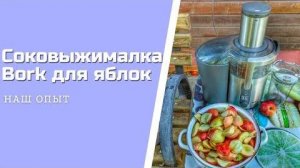 Соковыжималка Борк Bork S700 для яблок отзыв и обзор