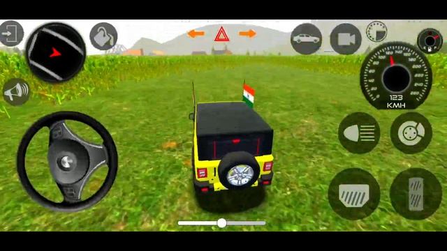 Dollar Song Sidhu Musewala Real Indian New Mode Yellow Thar Offroad Village Driving Gameplay Video смотреть онлайн