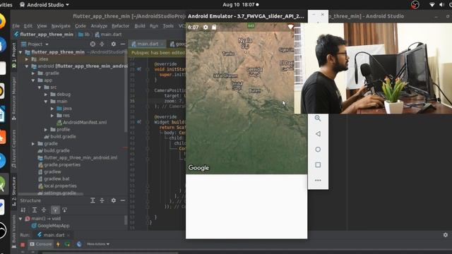 Flutter Google Maps | Integration using Flutter Maps Plugin | Flutter Tutorial смотреть онлайн