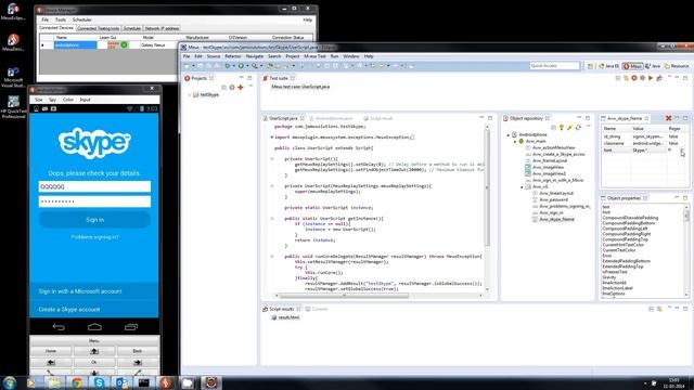 Automate UI testing of Android Applications using Eclipse and M-eux Test from Jamo Solutions смотреть онлайн