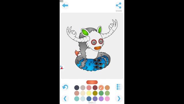 My Singing Monsters Coloring Book Flum Ox смотреть онлайн
