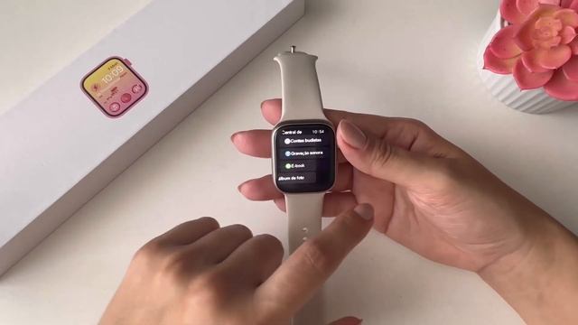 H12 Mini S9 MEMÓRIA de 1GB tela AMOLED | NFC | Always Display | Estilo Watch OS 10 #smartwatch смотреть онлайн