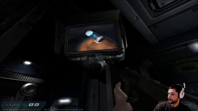 Doom 3 - Pt 6. Mic derps all around смотреть онлайн