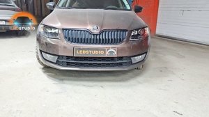 Skoda Octavia А 7 модернизация фар