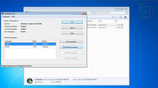 Changer la langue Windows 7 starter et + смотреть онлайн