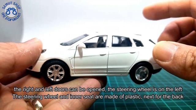 Apolo MSZ Cadillac SRX 2014 Metalic White Miniatur Mobil Cadillac SRX tahun 2014 Unboxing смотреть онлайн