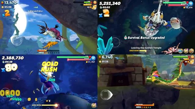 HUNGRY SHARK WORLD vs HUNGRY DRAGON (UBISOFT) смотреть онлайн