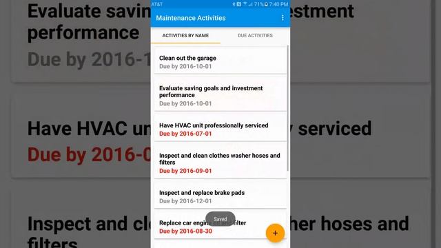 Android app to track regular recurring personal & home maintenance tasks v1.0.1 смотреть онлайн