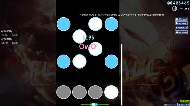 First PASS S on Flamewall.... Camellia - Flamewall | Osu!Mania смотреть онлайн