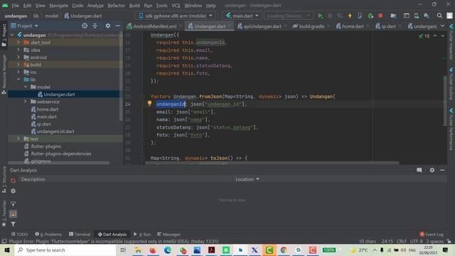 Membuat Aplikasi Cek Kehadiran Undangan dengan Flutter, API, QRCode dan Android studio смотреть онлайн
