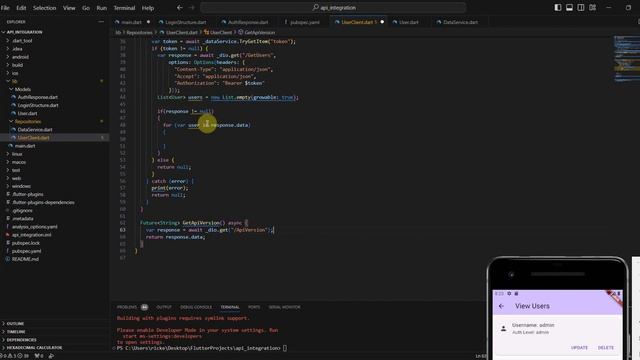 Bearer token authentication in flutter & secure storage package смотреть онлайн