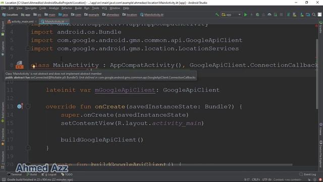 Android tutorial - GoogleApiClient - Location 02 смотреть онлайн