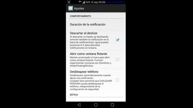 Android L Notificaciones Heads Up Notifications смотреть онлайн