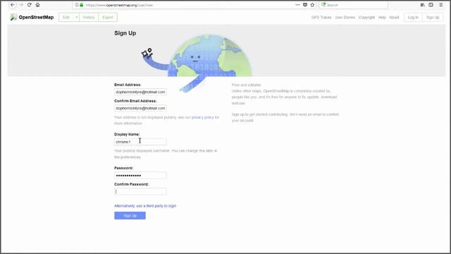 Account aanmaken in OpenStreetMap смотреть онлайн