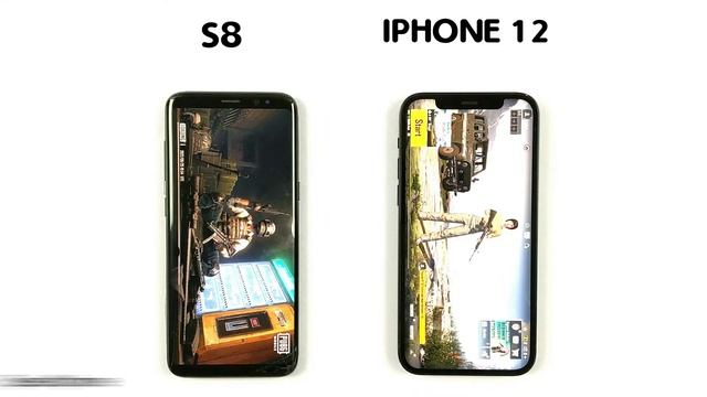 iPhone 12 Vs Samsung S8 | SPEED TEST смотреть онлайн